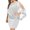 White, variant on Clearance Summer Dress for Women Plus Size Cold Shoulder Chiffon Solid Mini Dress Fashion Formal Work Dresses Casual Vintage Party Dress