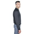 thumbnail image 3 of Harriton M211L Men's Advantage Long Sleeve Tactical Polo-Dark Charcoal-XS, 3 of 3