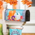 thumbnail image 2 of Buffalo Check Pumpkins Mailbox Cover, 2 of 2