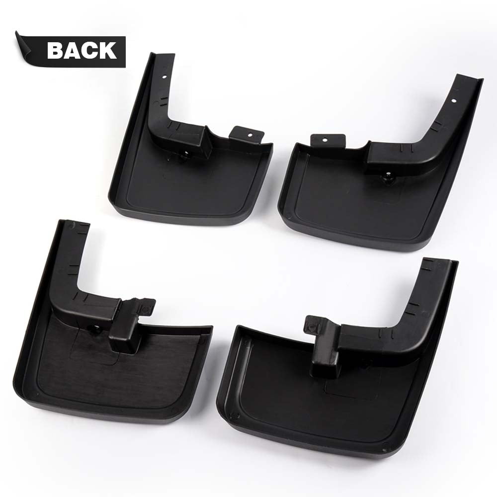PIT66 Splash Mud Guard Mudguard Mud Flaps Fit for Ford F150 2015 2016 2017 2018 (for Trucks with Fender Flares) 4Pc Set Black
