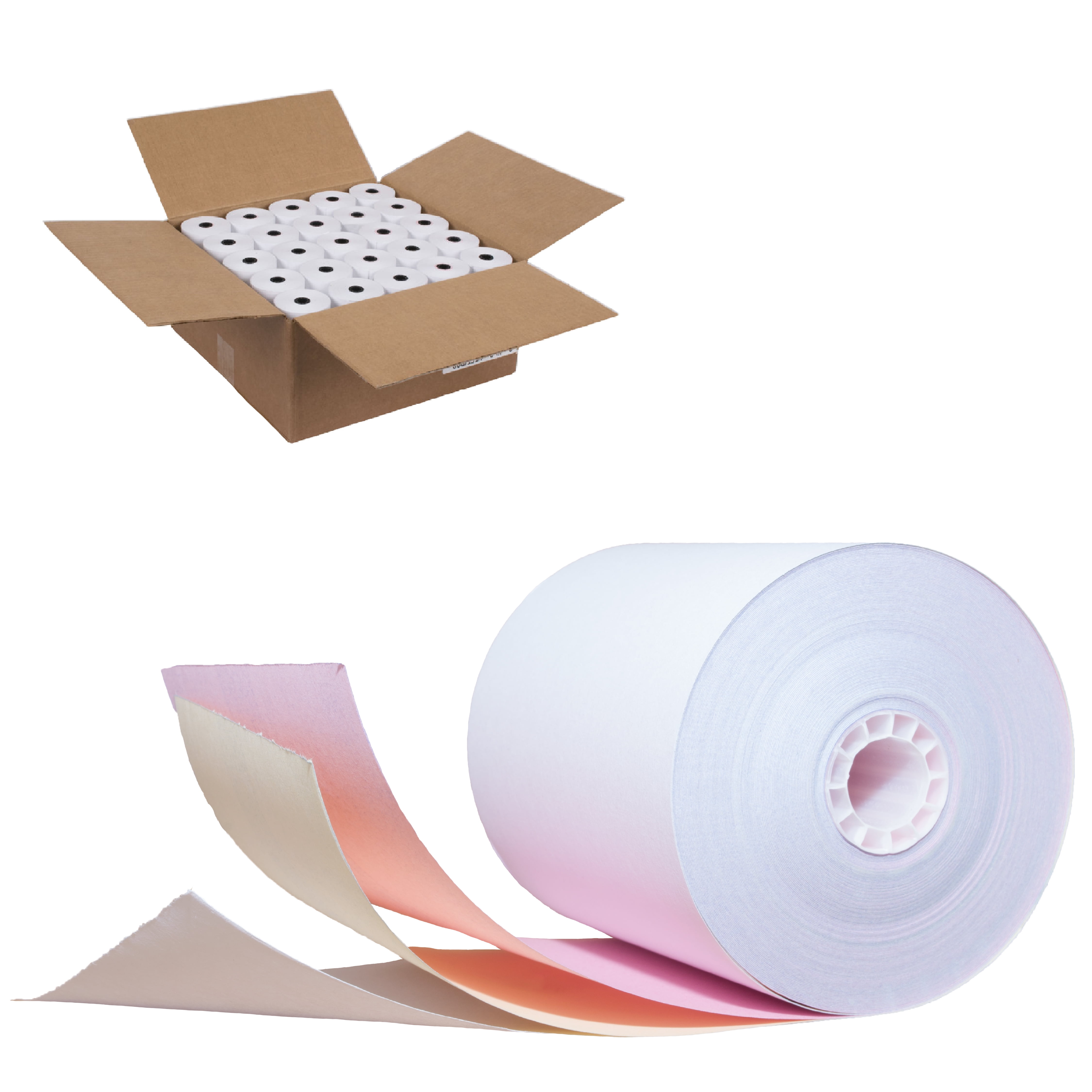 3 in. x 190 ft., White Bond Paper Rolls #11032