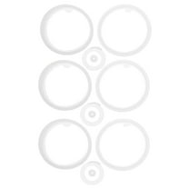 Worgeous 1 Set of Replacement Sealing Ring for Insulated Kettle and Warm Food Jar Water Flask Sealed Ring