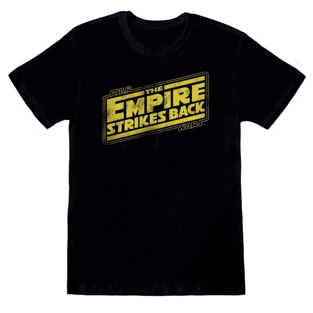 Star Wars - Camiseta Logotipo ESB para Adultos Unisex (Negro)