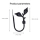 thumbnail image 4 of BRIGHTFUFU Abrazadera de cortina de metal decorativa con gancho de pared, 4 of 8