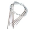 thumbnail image 1 of Smooth Stainless Steel Circular Knitting Needles Set, Durable Yarn Sliding Tips with Comfortable Grip for Basic Projects, Convenient Size Selection, 1 of 7