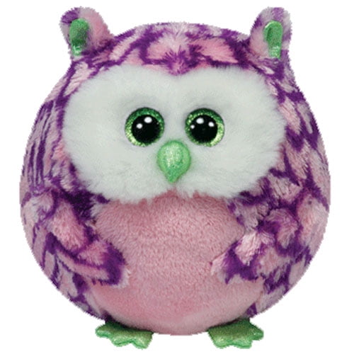 purple owl stuffed animal