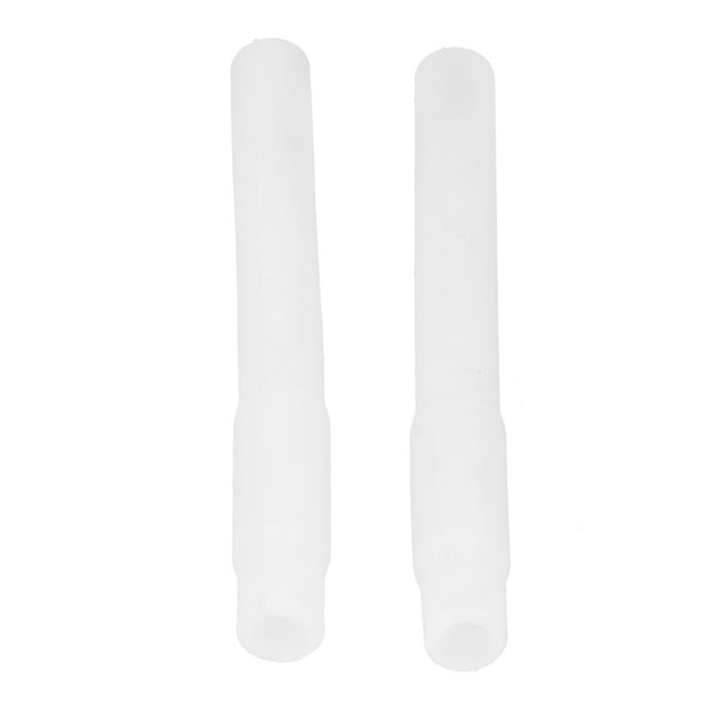Lot de 2 tubes courts en silicone pour machine à traire