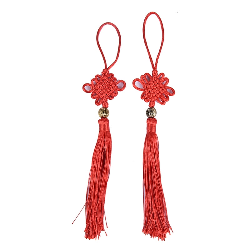 DIY  Chinese knot Fish mouth tassels Fit  Car/Bag/key/Mobile phone pendant 
