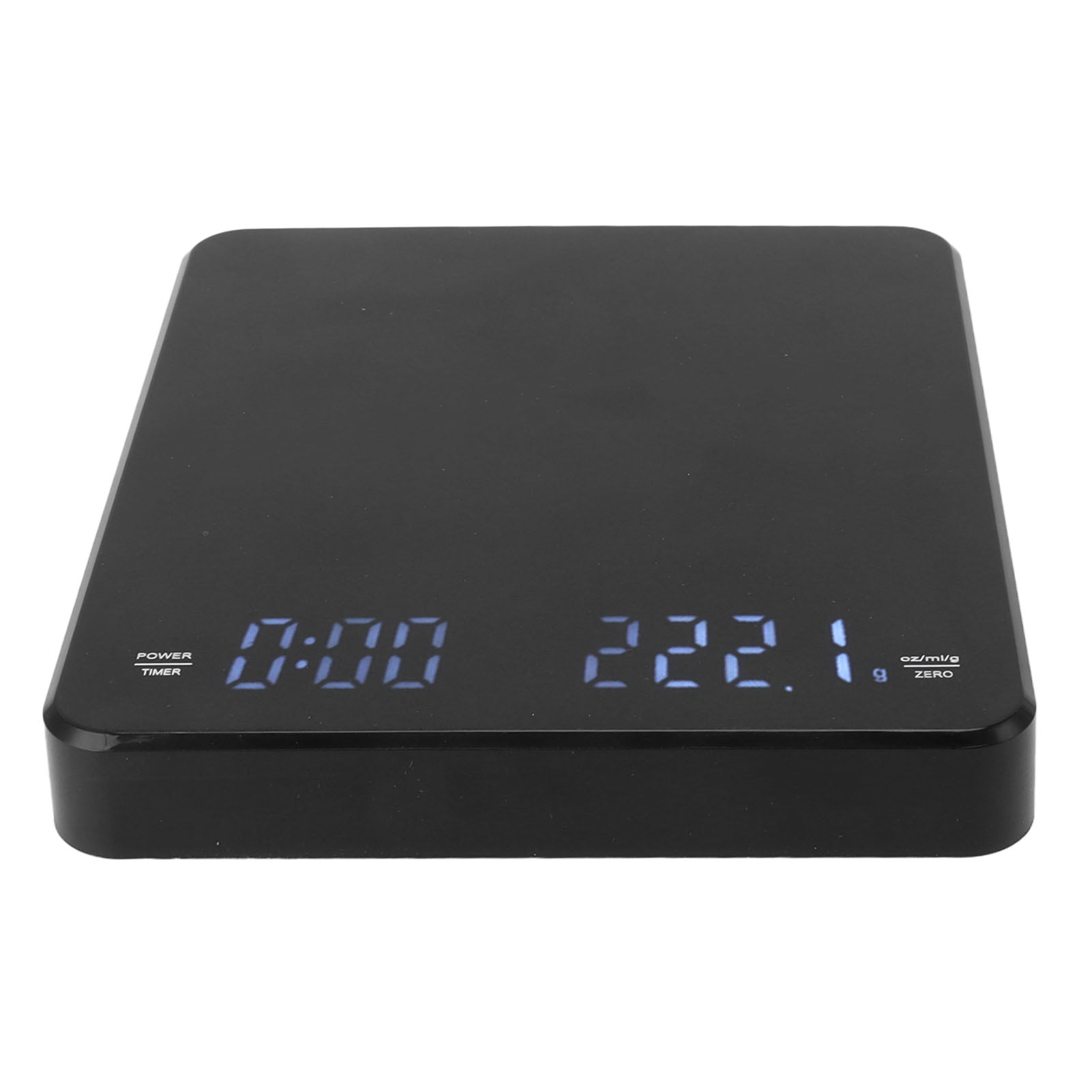 YAHHU High Accuracy Digital Coffee Scale with Timer, USB Charging Auto Zero Clearing LED Display Hand Brewed Espresso Scale, 5.1 x 5.9 inches / 130 x 150 mm, Built-in 400mAh Battery