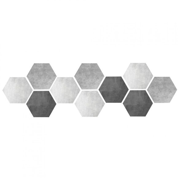 Adhesivos para Azulejos de Cerámica Hexagonales Sincero Juego de 10
