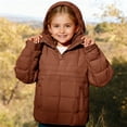 thumbnail image 4 of KAUOD Boys Girls Lightweight Puffer Windbreker Jackets Quilted Windproof Pullover Hooded Coats Kids Winter Walking Outwear, 4 of 7