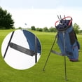 thumbnail image 3 of Support de Sac de Golf en Solde Ajusteur de Piédestal Crochet en Cuir PU Support de Golf Réglable Sangle Stabilisatrice de Jambe de Sac Pièces de Golf, 3 of 11