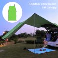 thumbnail image 2 of Sonducket Toldo lateral impermeable para coche, longitud ajustable, tienda a prueba de sol, para acampar al aire libre, viajar, barbacoa, Picnic, carpas Verde, 2 of 6