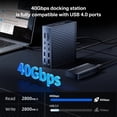 thumbnail image 3 of Estación de Acoplamiento ACASIS Thunderbolt 4 40Gbps HDMI 8K60Hz, 3 of 8