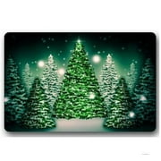 WinHome The Christmas tree Doormat Floor Mats Rugs Outdoors/Indoor Doormat Size 30x18 inches