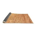 thumbnail image 2 of Ahgly Company Indoor Round Oriental Orange Modern Area Rugs, 6' Round, 2 of 4