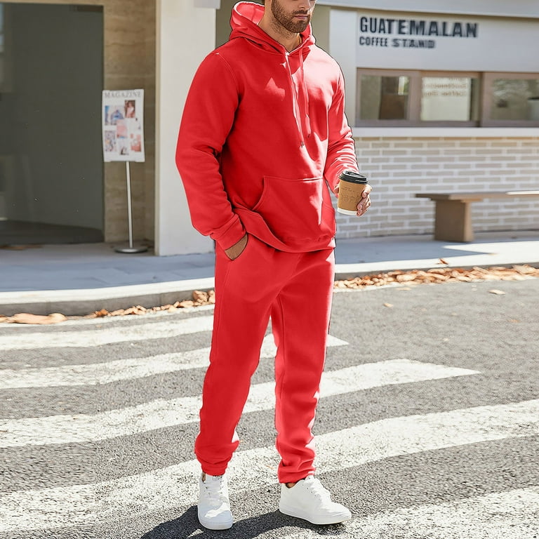 Boys Skinny Suit Set Men Autumn and Winter Set Leisure Solid Color Zipper Sweater Pants Sports Sets Youth Tuxedo : Buy Online at Best Price in KSA - Souq is now