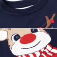 thumbnail image 5 of Toddler Little Boys Girls Christmas Sweaters Long Sleeve Ugly Sweater Knitted Pullover Xmas Jumpers Tops Christmas Gift for Kids 2-7 Years, 5 of 7