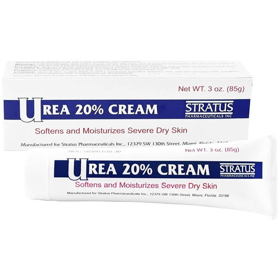 Stratus Urea 20% Cream Softens & Moisturizes Severe Dissolved Dry Skin, 3oz