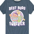 thumbnail image 3 of Sesame Street - Best Buds Forever - Toddler and Youth Short Sleeve Graphic T-Shirt, 3 of 5