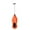 Orange, variant on Portable Automatic Battery Operated Electric Milk Frother, Egg Beater, Powerful Whisk Handheld Foam Maker Blender, Stainless Steel, Green