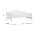 thumbnail image 4 of Hillsdale Furniture Staci Arched Wood Twin Daybed, Classic White, 4 of 14