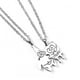 thumbnail image 4 of 2 piezas de collar de esponja para mejores amigos, amistad, lindo y divertido colgante de hip hop, conjunto para parejas, amigos, regalos de graduación, 4 of 5