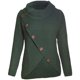 thumbnail image 2 of Suéter De Punto De Otoño Para Mujer, Abrigo Cálido Suelto De Cuello Alto Sólido (Verde Oscuro L) Tmvgtek Mujer, 2 of 4