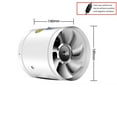Bosisa 7 Inch Kitchen Exhaust Fan 220V 50W Round Tube Exhaust Pipe Air