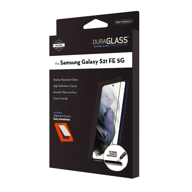 For S21 Ultra Case, Samsung Galaxy S21 Plus FE 5G Cover+Tempered Glass  Protector