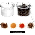 thumbnail image 6 of Triani 4Pcs Acrylic Sugar Bowl with Lid and Spoon for Sugar 7 oz Clear Acrylic Sugar Bowl Salt Spoon Storage Sugar Jar for Home Kitchen Coffee Bar Restaurant(Clear), 6 of 7
