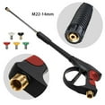 thumbnail image 4 of High Pressure Car Power Washer 4000PSI Spray Gun Wand Lance Nozzle Tips Hose Kit, 4 of 11