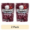 (2 pack) Ice Breakers Ice Cubes Black Cherry Sugar Free Chewing Gum, Bottle 3.24 oz, 40 Pieces