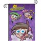 thumbnail image 1 of Los Padrinos Mágicos-bandera de jardín temática. Regalo perfecto para fans, amigos y familiares, ideal para actividades al aire libre y decoración de fiestas.28CM*45CM, 1 of 5