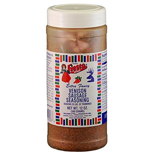 Bolner's Fiesta Venison Deer Sausage Seasoning, 12 Oz by Bolner's Fiesta
