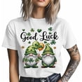 thumbnail image 4 of Mens T Shirts St. Patrick's Day Gnome Shamrock Short Sleeve Casual Men's Tee Tops Graphic T-Shirts for Teen Boys/Men, 4 of 8