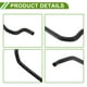 thumbnail image 5 of Manguera de calefacción HVAC Unique Bargains para Toyota Camry 1992-1996 3.0L No.8724533140 Goma Negra 1 Pc, 5 of 7