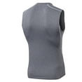 thumbnail image 4 of USNSM Men's Sleeveless Workout Shirts Quick Dry Lightweight Running Compression Cutoff Shirts, Athletic Training Tank Top Gray S, 4 of 4
