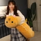 thumbnail image 5 of 25-100cm nuevo gato suave gigante de felpa almohada para dormir cojín Kawaii blanco negro marrón gato juguetes de peluche suaves niños niñas regalo, 5 of 5