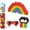 1005-Rainbow, variant on Creative Soft Building Blocks, Cute Animal kit Assembling Building Toys Gifts for Kids and 6+ Interactive Building Toy for Kids, Boys, and Girls