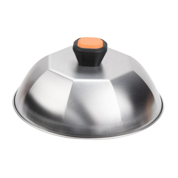 Tapa para untar, tapa para plancha, para alimentos, de metal para derretir queso, para derretir hamburguesas, asar al , filetes en interiores