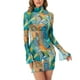 thumbnail image 2 of Vestido transparente de malla para mujer, vestido corto ajustado elegante, ajustado, ajustado, vestido de fiesta para discoteca, 2 of 6