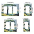 thumbnail image 2 of Yayeee Rocker Switch Wall Plate 2-Gang 4.7"x4.6" Home Decorative Outlet Cover, Mounatin at Dawn, 2 of 6