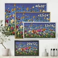 thumbnail image 4 of Designart 'Wildflowers and Daisies In Summer Garden Field I' Traditional Framed Canvas Wall Art Print, 4 of 5