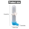 thumbnail image 3 of Bird Water Dispenser, Automatic Bird Water Dispenser & Cage Bath - 120Ml Capacity, 6.7X1.3X0.47In, Pvc Safe Material, Auto Refill, Hanging Cage Mount - For Parrots, Budgies,, 3 of 8