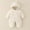 Beige#2, variant on Baby Boys Girls Winter Warm Thick Hooded Romper Jumpsuit Zipper Long Sleeve 1 Piece Padded Toddler Snowsuit Outfit 0 to 24 Months(Green#1,3-6 Months)