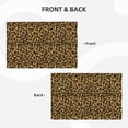 thumbnail image 3 of Placemats Set Of 4 / 6, Gold Glitter Leopard Placemats For Dining Table Indoor/Outdoors Heat Resistant Washable Placemats 18" X 12", 3 of 8