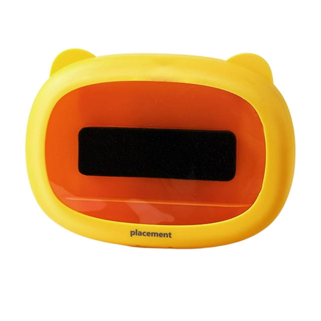 Soporte adhesivo para teléfono móvil de ducha, resistente al agua y para montaje en pared. Fabricado con material duradero. Amarillo