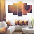 thumbnail image 1 of Vintage Photo Of Sunflower Close up - Large Floral Canvas Art Print, 1 of 3