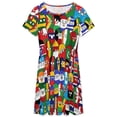 thumbnail image 3 of Countryball Sundress Short Sleeve Dress Summer Women Clothes Dress for Women Dresses, 3 of 7